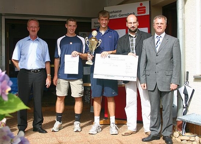 Siegerehrung Herren A Rastatt Sparkassen Cup